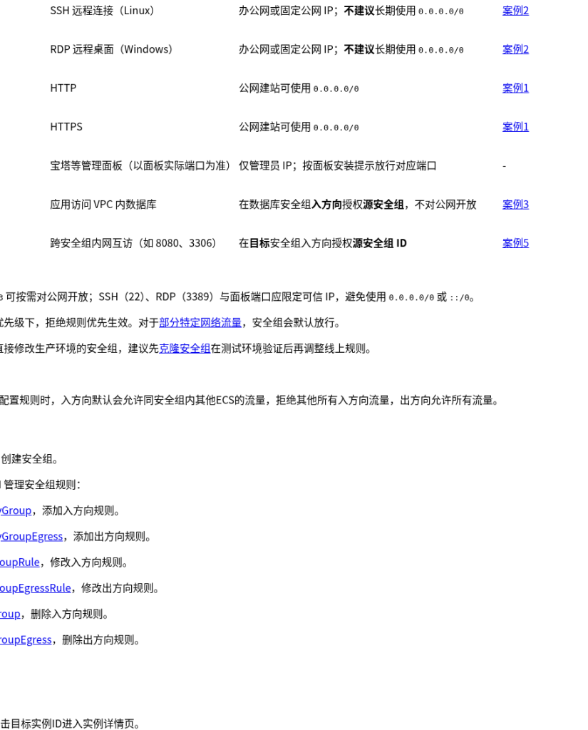 云服务器安全组最小开放：22/80/443 与常见误开端口清单（2026）-有序