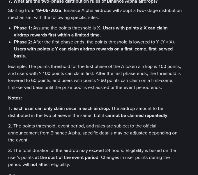 币安 Alpha 是什么：积分怎么算、空投门槛怎么扣、两阶段领取要注意什么（2026）-有序