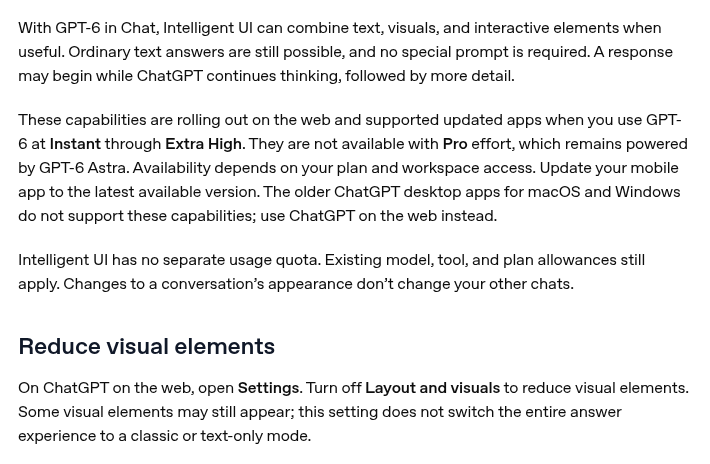 ChatGPT 免费版也换上 GPT-6：Luna 和 Sol 怎么分、Intelligent UI 怎么用和怎么关，国内用户先看支持地区（2026-10-08）-有序