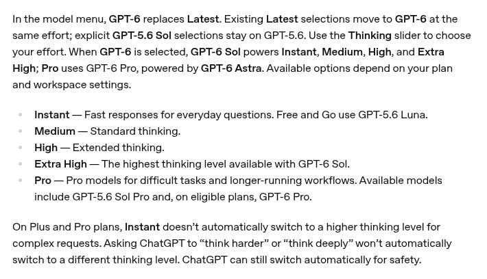 ChatGPT 免费版也换上 GPT-6：Luna 和 Sol 怎么分、Intelligent UI 怎么用和怎么关，国内用户先看支持地区（2026-10-08）-有序