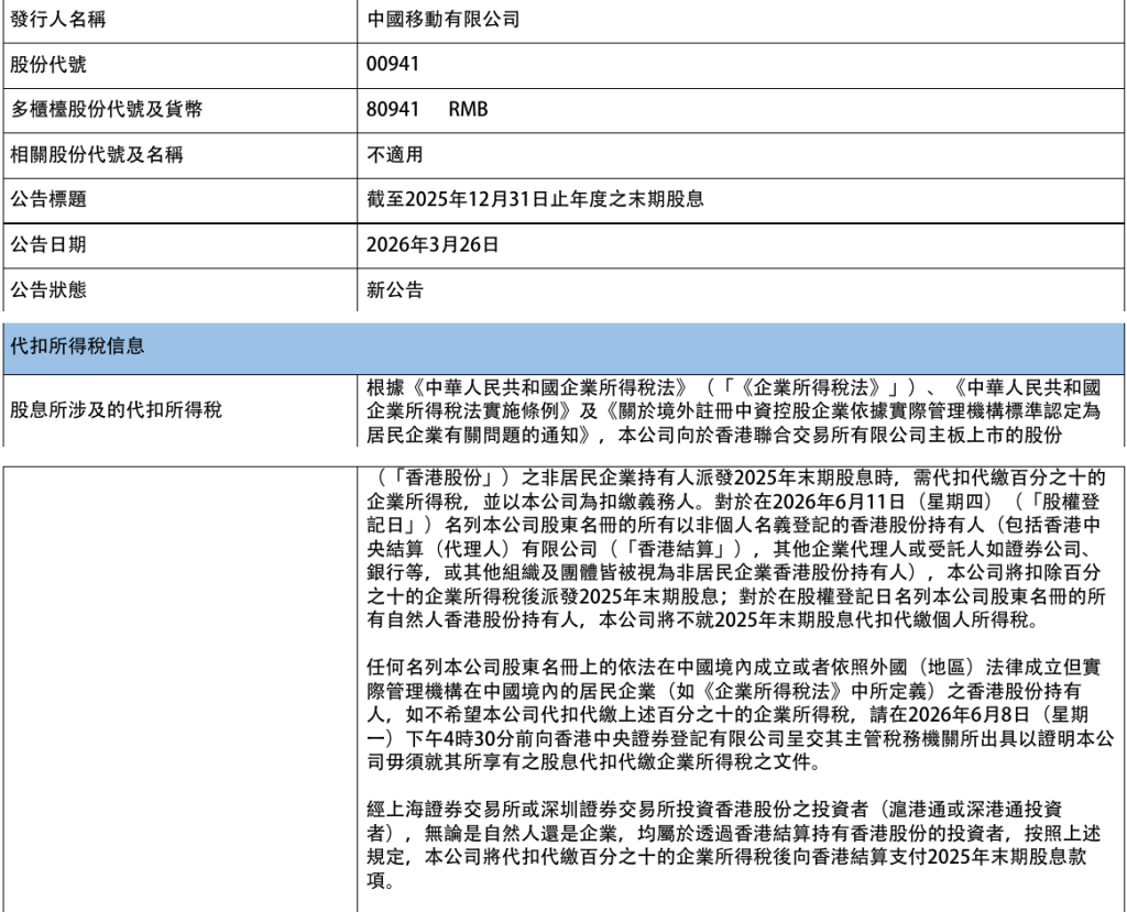 港股通分红要交多少税:H 股 20%、红筹股为什么常见 28%,怎么从公告里自己核对(2026)-有序