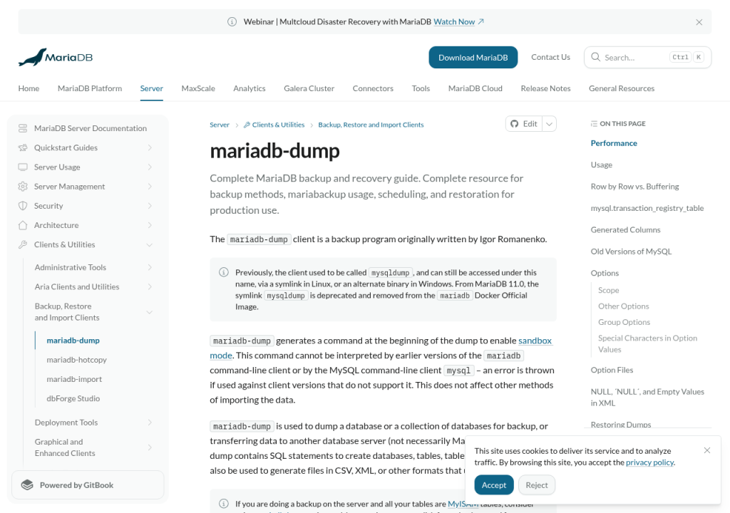 MariaDB/MySQL 逻辑备份到对象存储：mysqldump、压缩与保留策略-有序