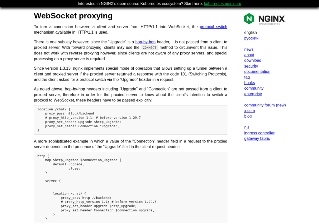 Nginx 反向代理排错:502/504、上游超时与 WebSocket 升级(2026)-有序