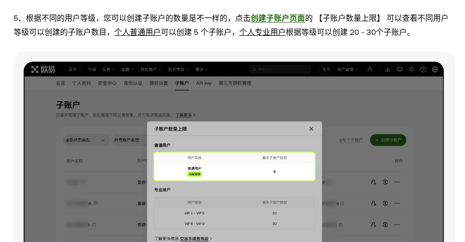 交易所子账户怎么用:隔离策略与风险(币安、欧易 2026)-有序